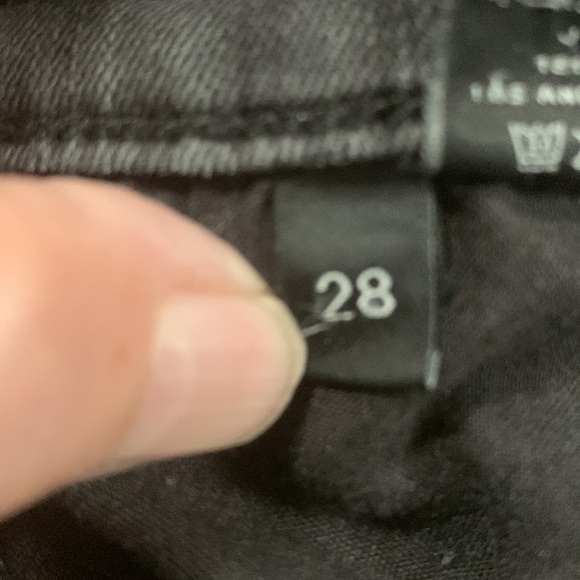 J Brand jeans Size 28, good condition, dark gray. See measurements - Picture 7 of 7